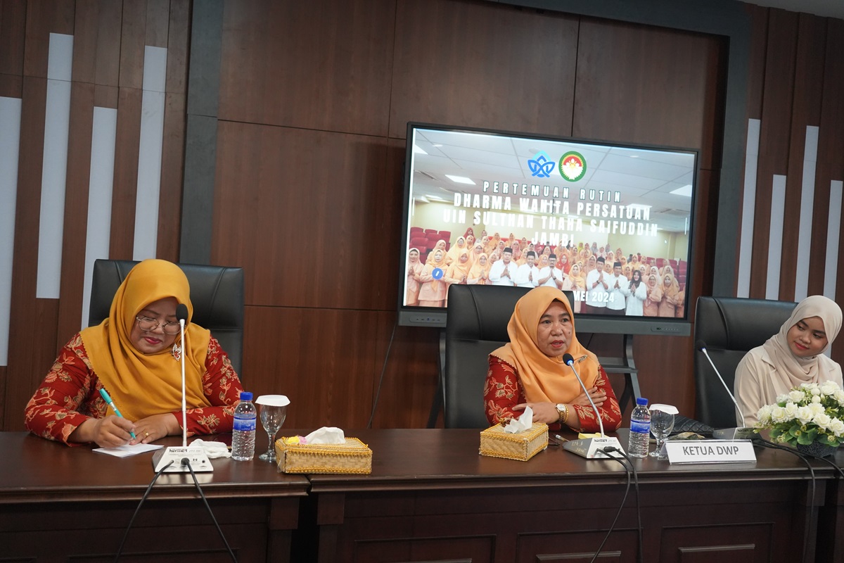 Pertemuan DWP UIN STS Jambi, Ikhlas Adalah Kunci Utama Berorganisasi