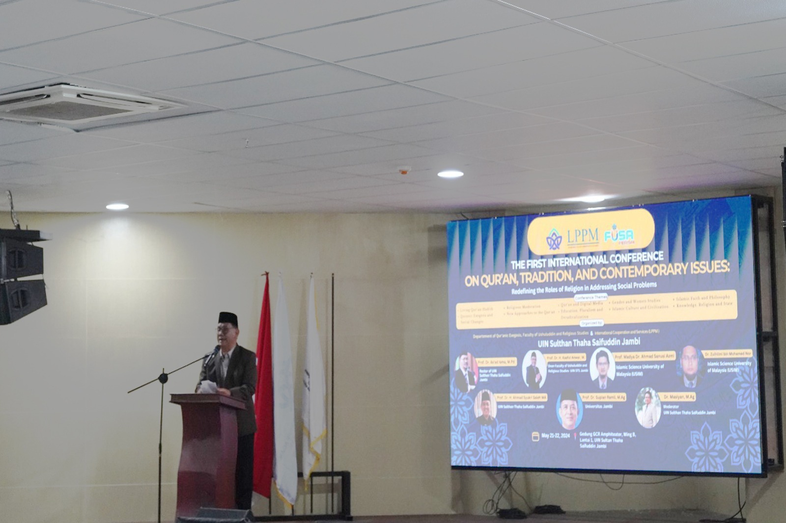 Konferensi Internasional Resmi Dibuka, Rektor Semakin Yakin UIN STS Jambi Raih Akreditasi Unggul