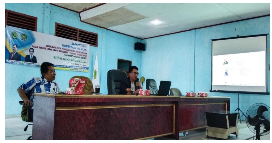 Wakor Kopertais XIII Lakukan Safari Penulisan Ilmiah dan PKM ke STIT Al-Falah Rimbo Bujang