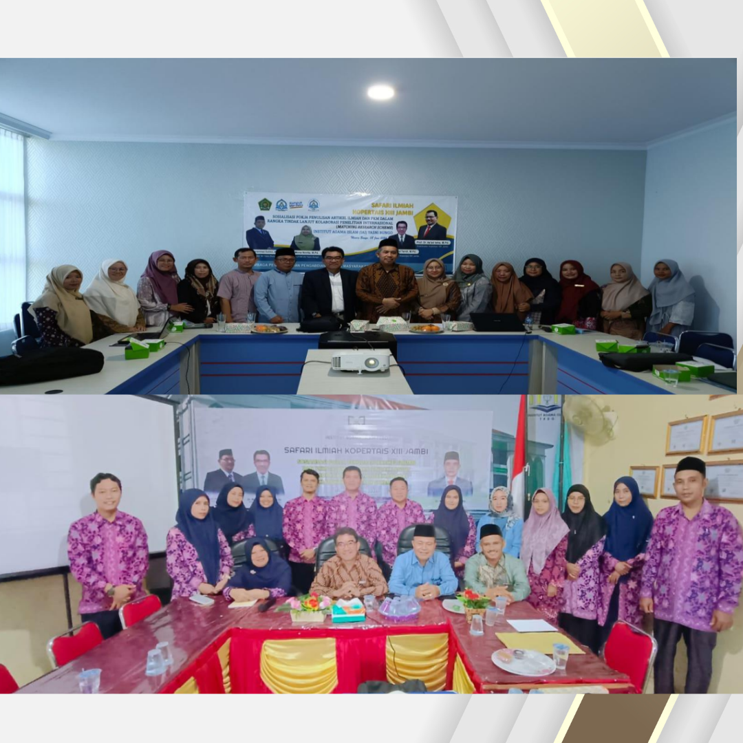 Kopertais XIII Lakukan Sosialisasi Pokja Penulisan dan PKM di IAI Tebo dan Bungo
