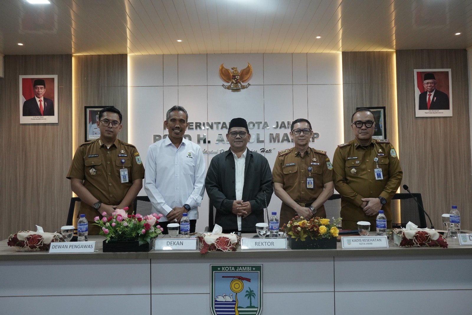 Tim Pembina Persiapan Fakultas Kedokteran UIN STS Jambi Kunjungi RSUD H. Abdul Manap