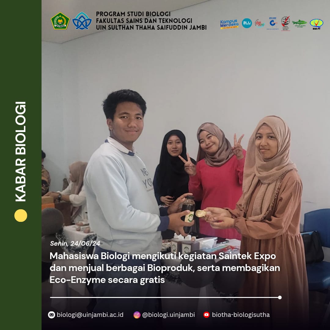 Saintek Expo Mahasiswa Ciptakan Produk Olahan dari Limbah Organik
