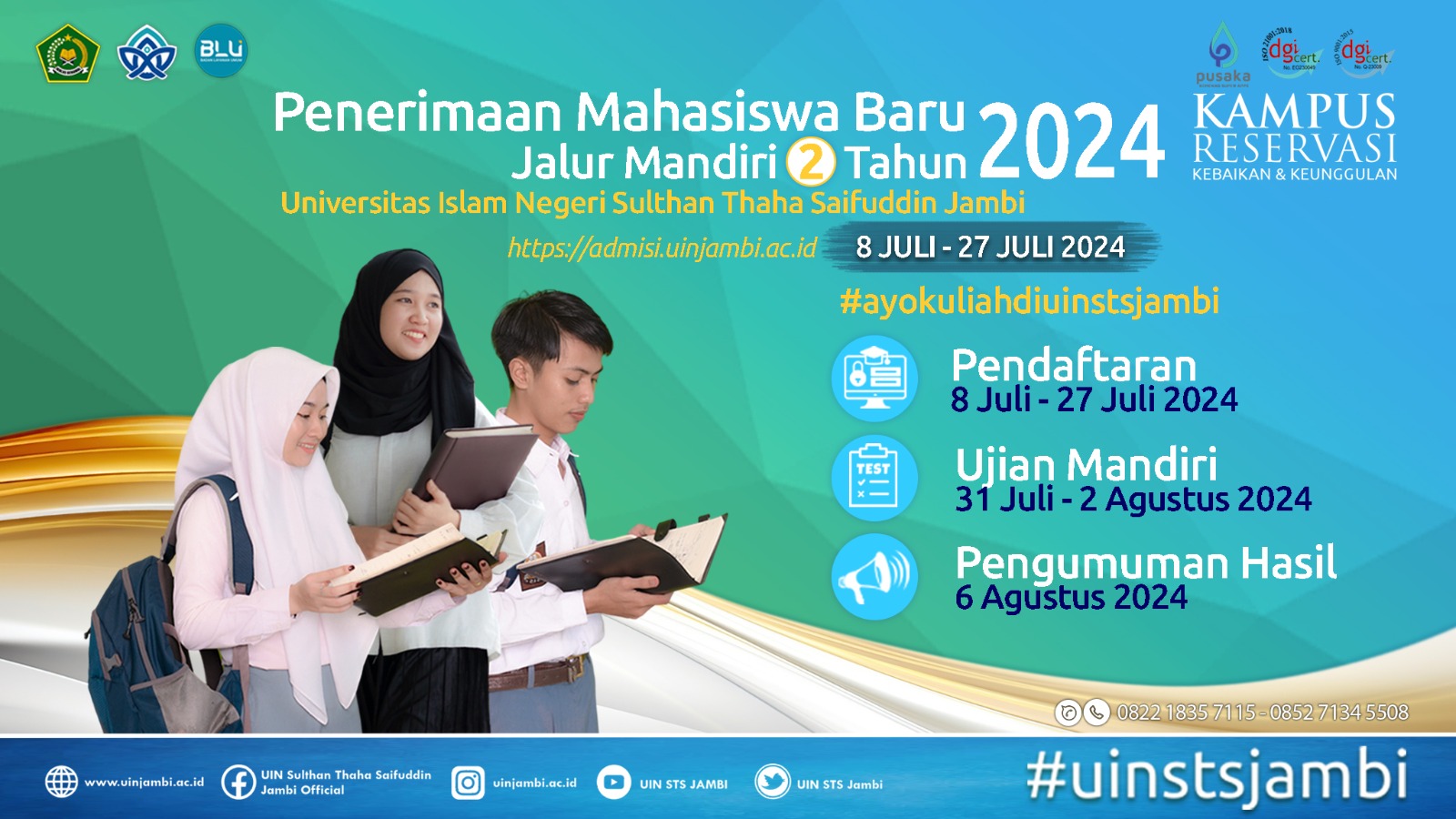 PENERIMAAN MAHASISWA BARU JALUR MANDIRI