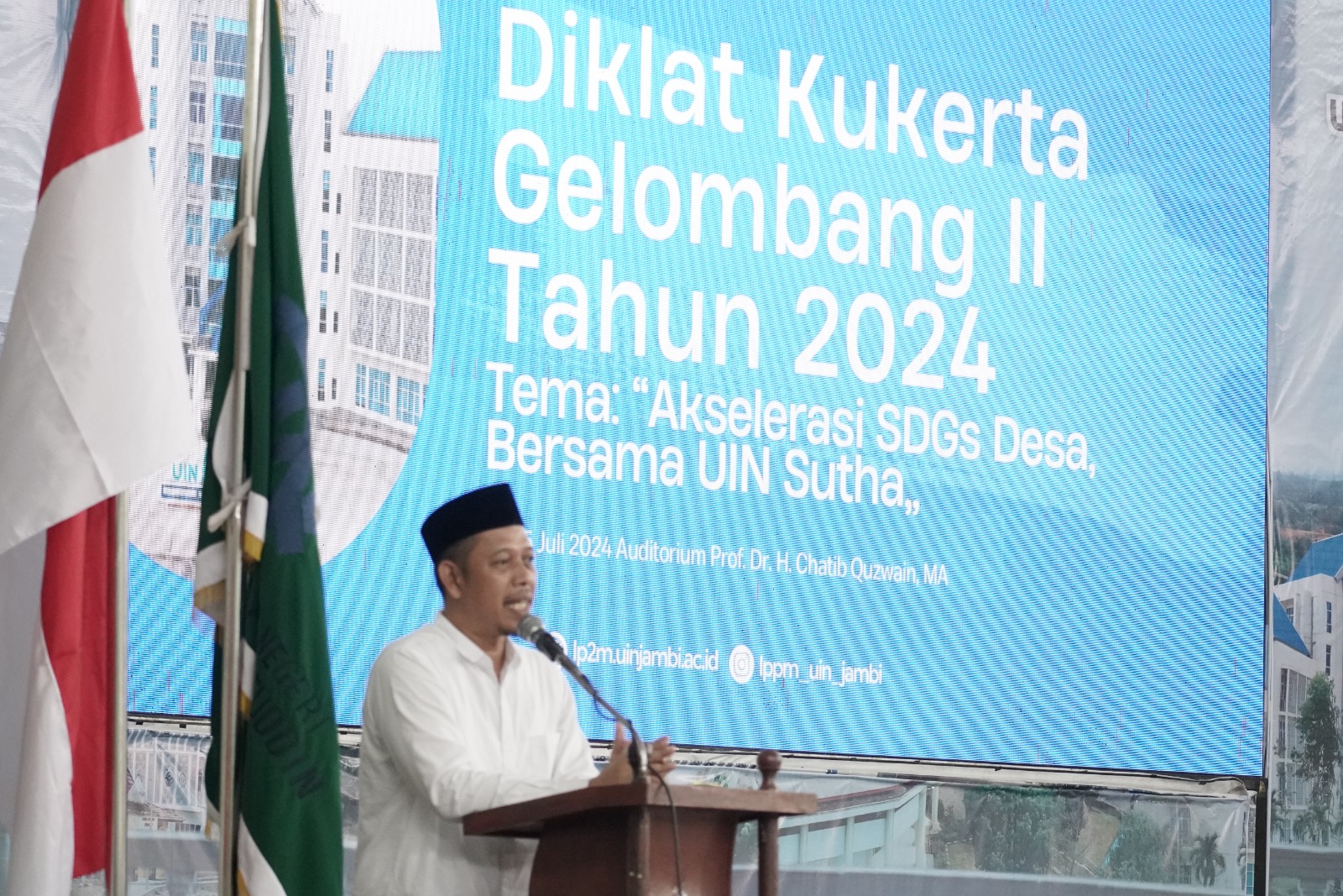 Pembukaan Diklat Kukerta Gelombang 2 UIN STS Jambi: Mahasiswa Siap Akselerasi SDGs Desa