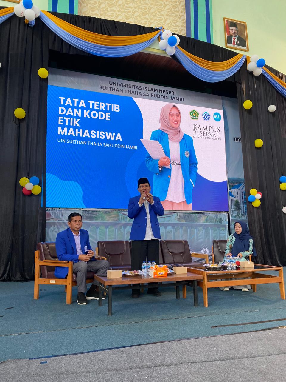 Hari Kedua PBAK UIN STS Jambi: Penekanan pada Kode Etik Mahasiswa
