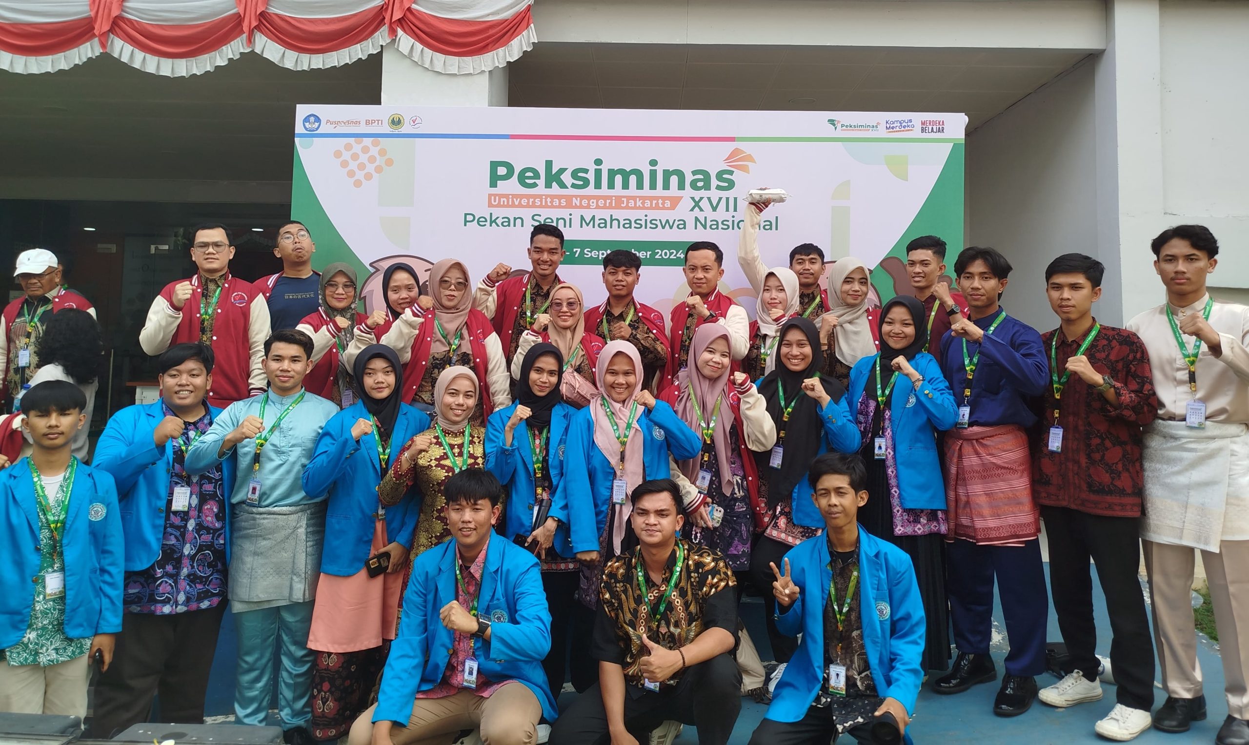 7 Mahasiswa UIN STS Jambi Wakili BPSMI Jambi di Pekan Seni Mahasiswa Nasional XVII Jakarta