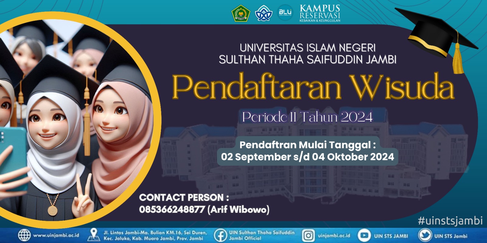 Pendaftaran Wisuda Periode Desember 2024