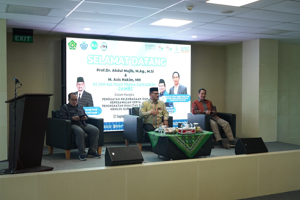 Targetkan 16 Guru Besar UIN STS Jambi Undang Pakar Diktis Kemenag RI