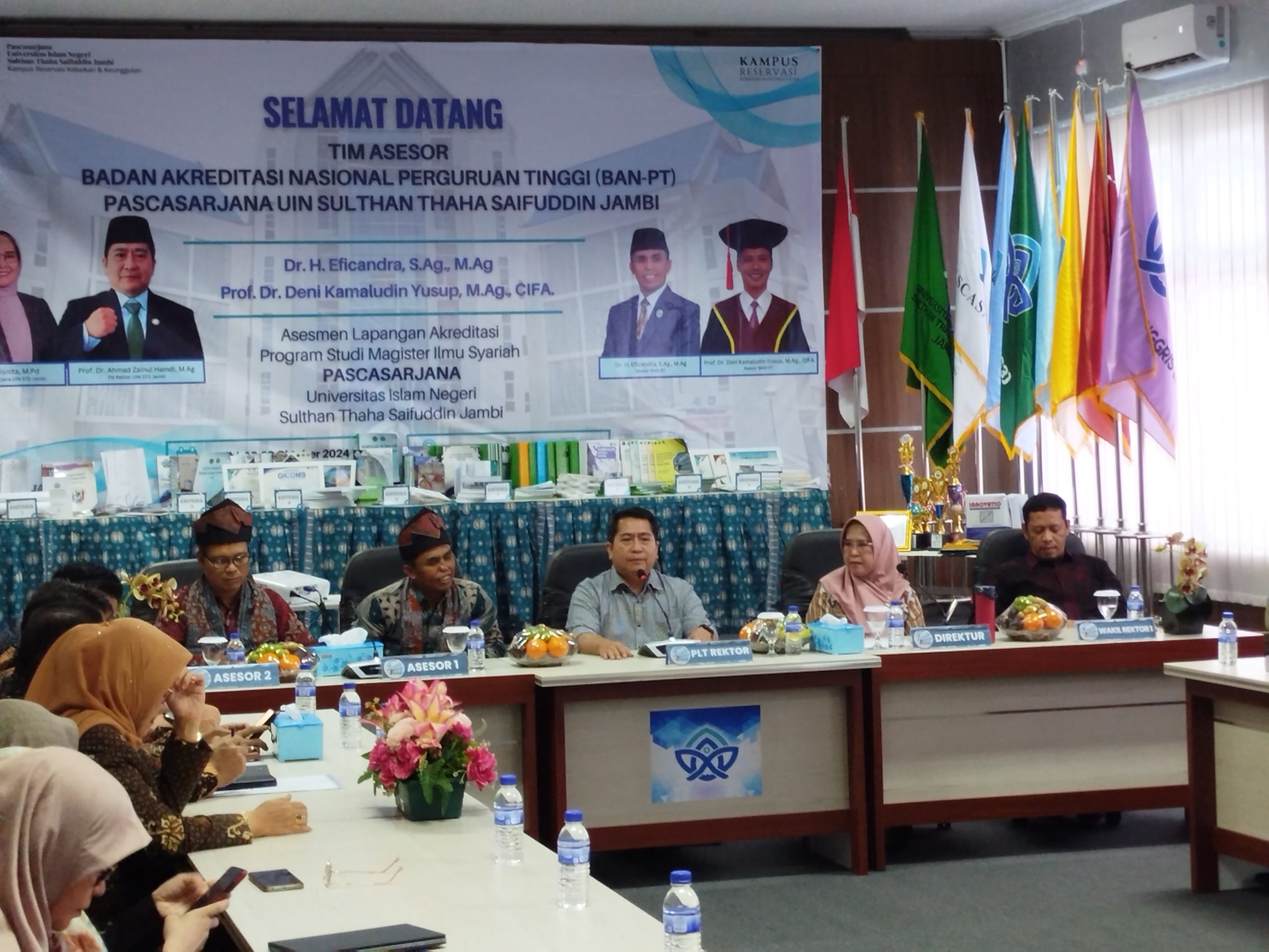 Plt Rektor Buka Asesmen Lapangan Program Studi Magister Ilmu Syariah UIN STS Jambi