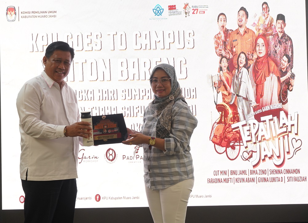 UIN STS Jambi Nobar “Tepatilah Janji” Bersama KPU Muaro Jambi