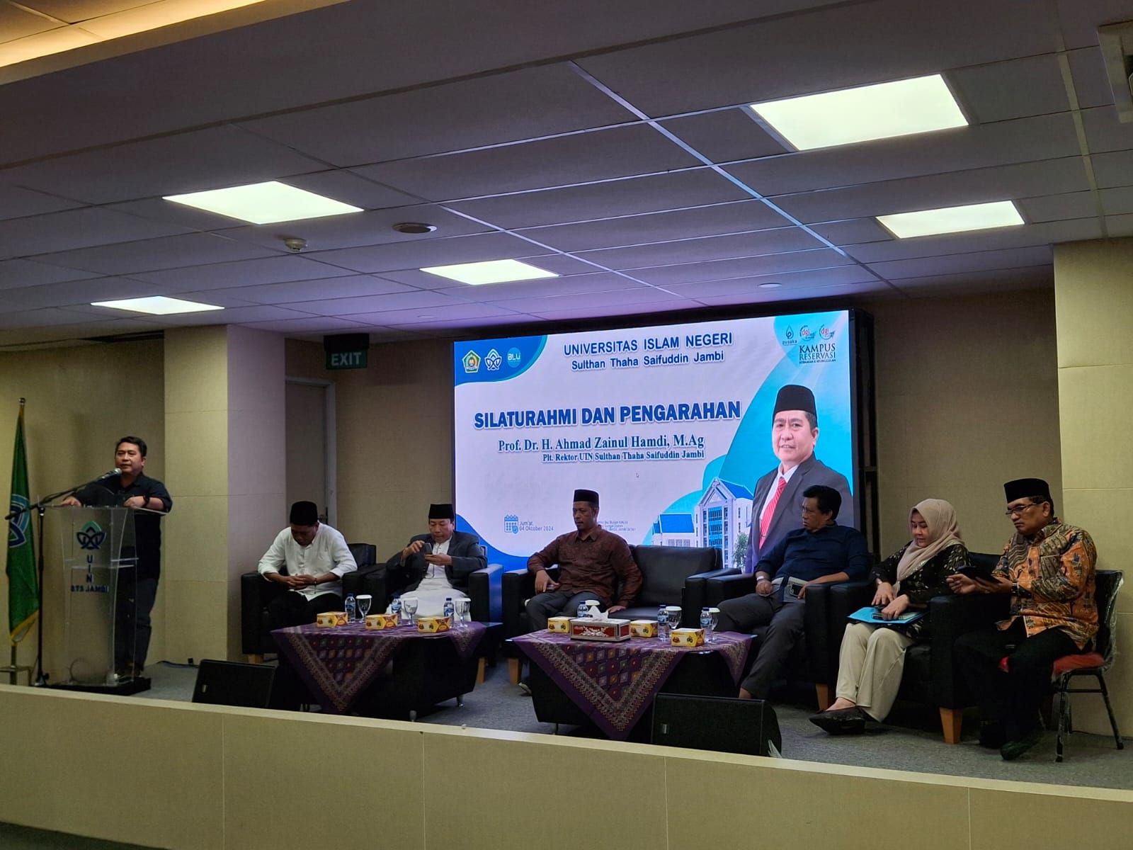 Plt. Rektor, Prof. Ahmad Zainul Hamdi, Silaturahmi Perdana dengan Pimpinan dan Ketua Prodi