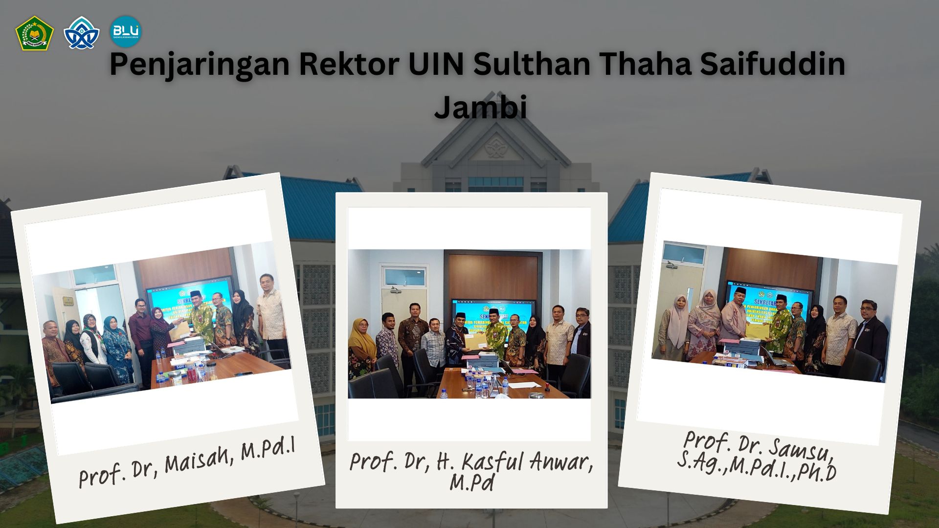 Pendaftar Bakal Calon Rektor UIN Jambi Periode 2024-2028 Bertambah