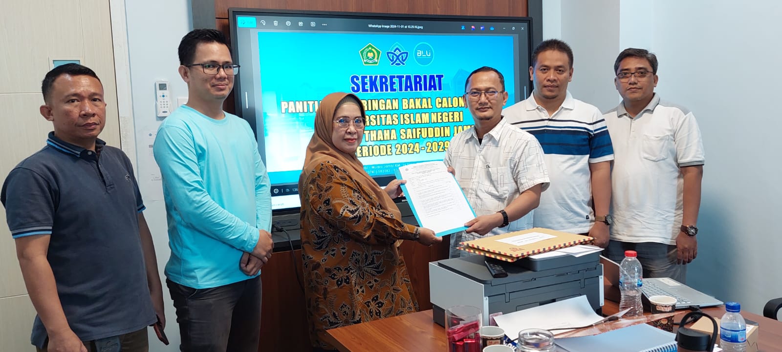 Prof. Risnita Pendaftar Pertama Bakal Calon Rektor UIN STS Jambi