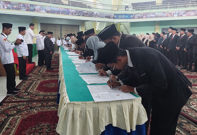 168 Pejabat Baru UIN STS Jambi Resmi Dilantik, Rektor: Utamakan Pelayanan Prima