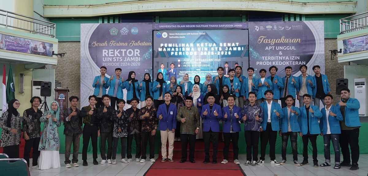Pemilihan Ketua Senat Mahasiswa UIN STS Jambi, Ini Pesan Rektor