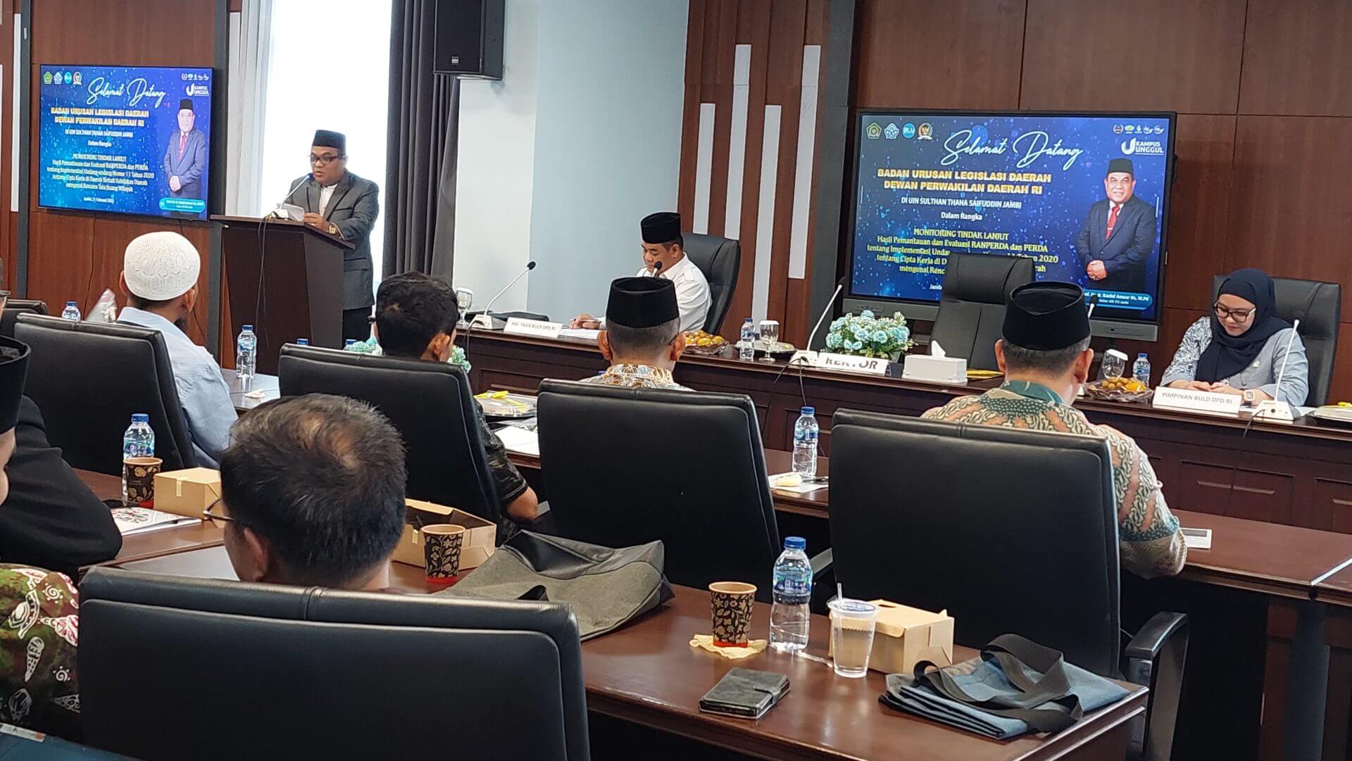 UIN STS Jambi Menjadi Tuan Rumah FGD BULD DPD RI
