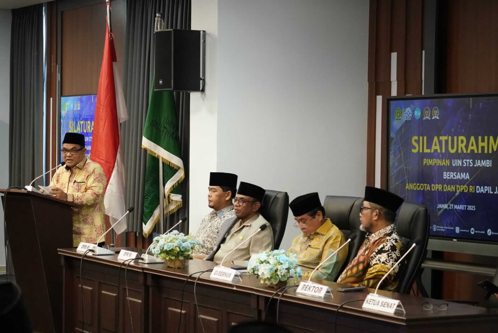 UIN STS Jambi Gelar Silaturahmi Bersama Anggota DPR dan DPD RI Dapil Jambi