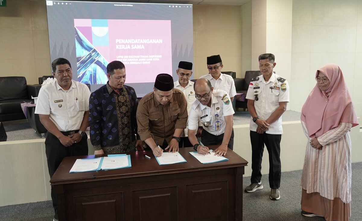 UIN STS Jambi Jalin Kerja Sama Pengabdian Berbasis SDGs dengan Kecamatan Jambi Luar Kota