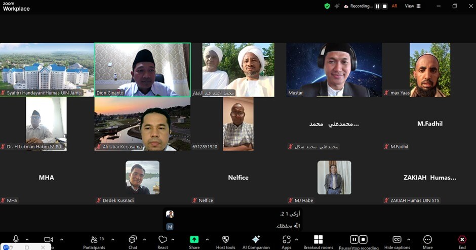 UIN STS Jambi Melakukan Penjajakan Kerjasama dengan Raaso University, Ethiopia