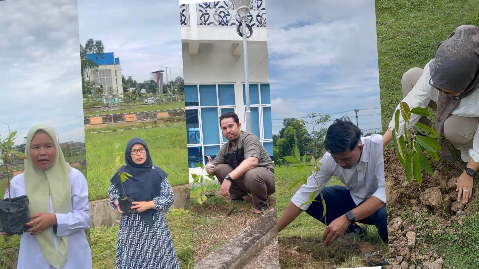 PPPK Tahap I Tahun 2024 UIN STS Jambi Laksanakan Aksi Tanam Pohon