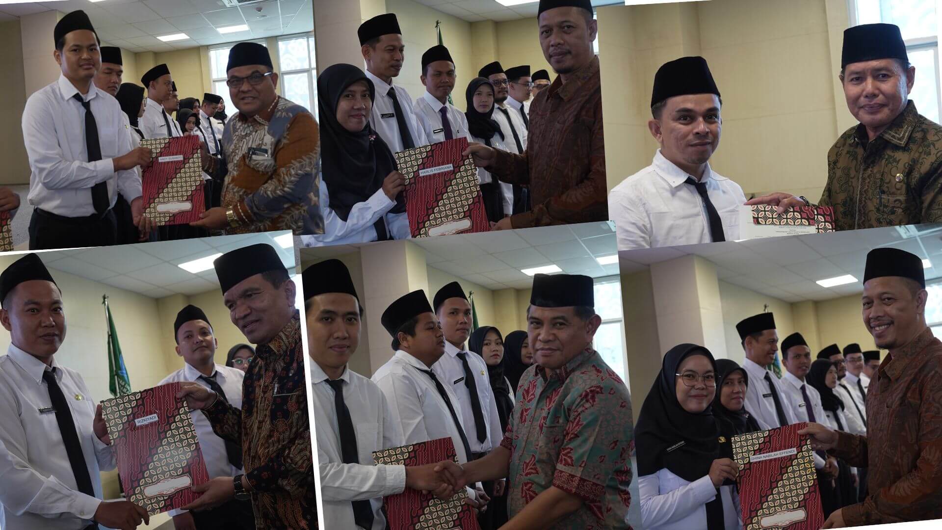 Wajah Bahagia Warnai Penyerahan SK CPNS UIN STS Jambi Formasi 2024