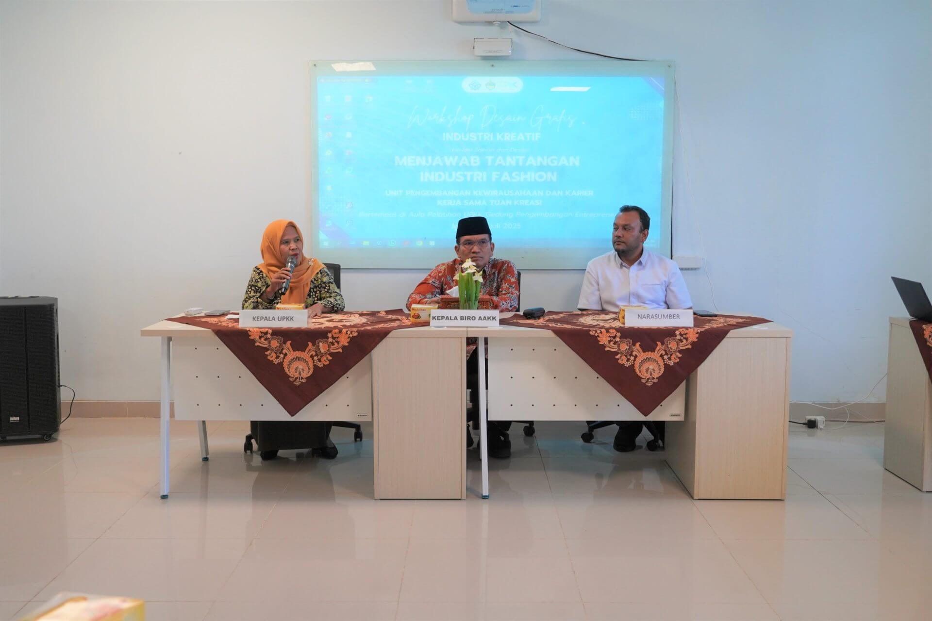 UPKK UIN STS Jambi Gelar Workshop Desain Grafis Bersama Tuan Kreasi
