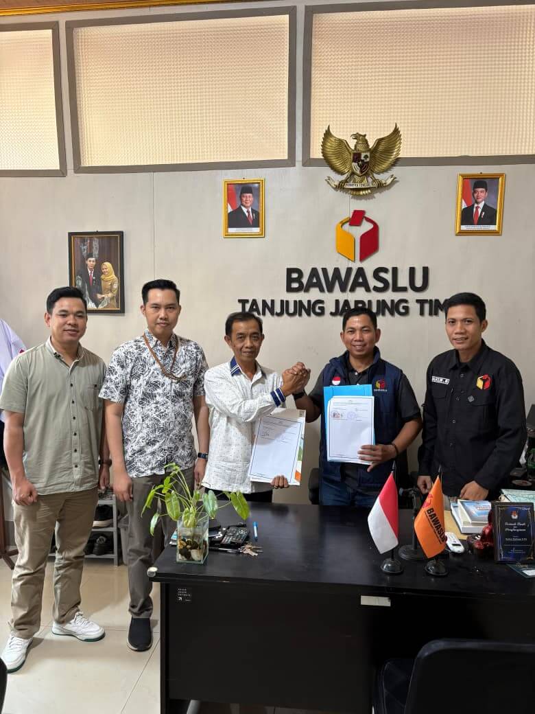 Fakultas Dakwah UIN STS Jambi & Bawaslu Tanjab Timur Resmikan Kerja Sama
