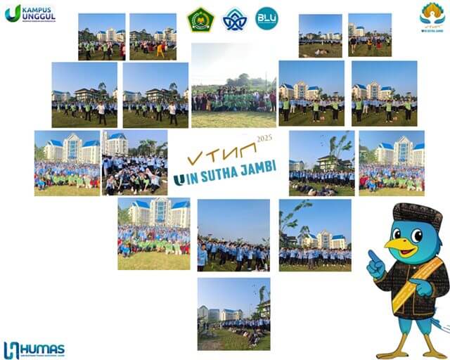 Semangat Warnai Pagi Hari Ketiga PBAK UIN STS Jambi
