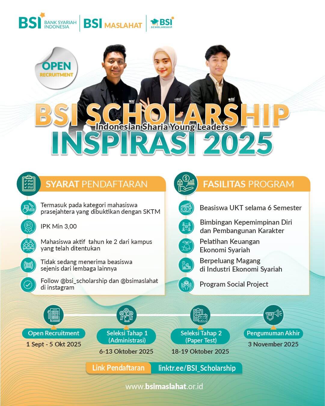 Program BSI Scholarship 2025 untuk Mahasiswa UIN STS Jambi