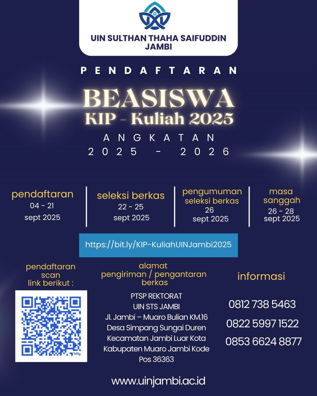 Kelulusan Seleksi Administrasi Berkas KIP Kuliah 2025