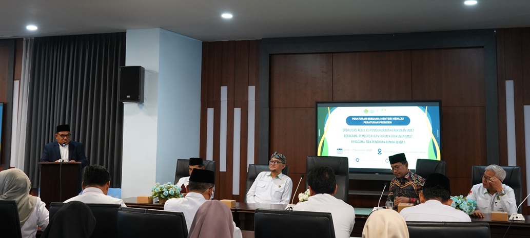 Biro Hukum Kemenag RI Sosialisasikan Aturan Kerukunan Beragama di UIN STS Jambi