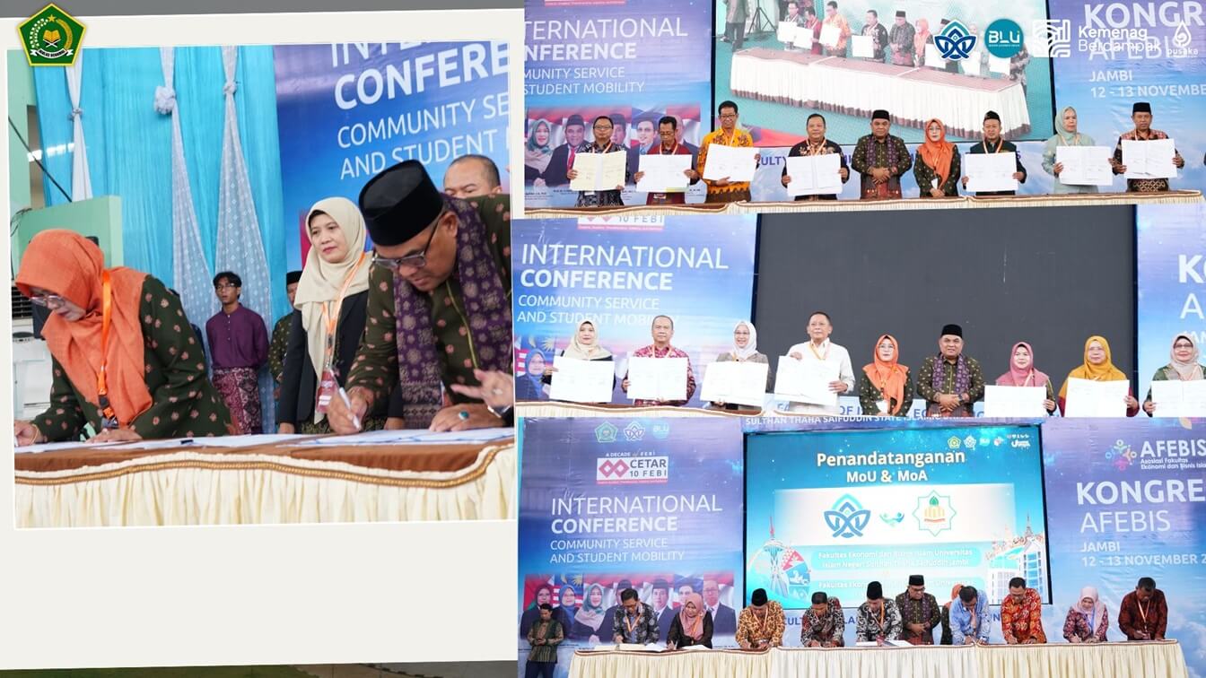 Rekor! UIN STS Jambi Tandatangani MoU dan MoA dengan 30 Kampus