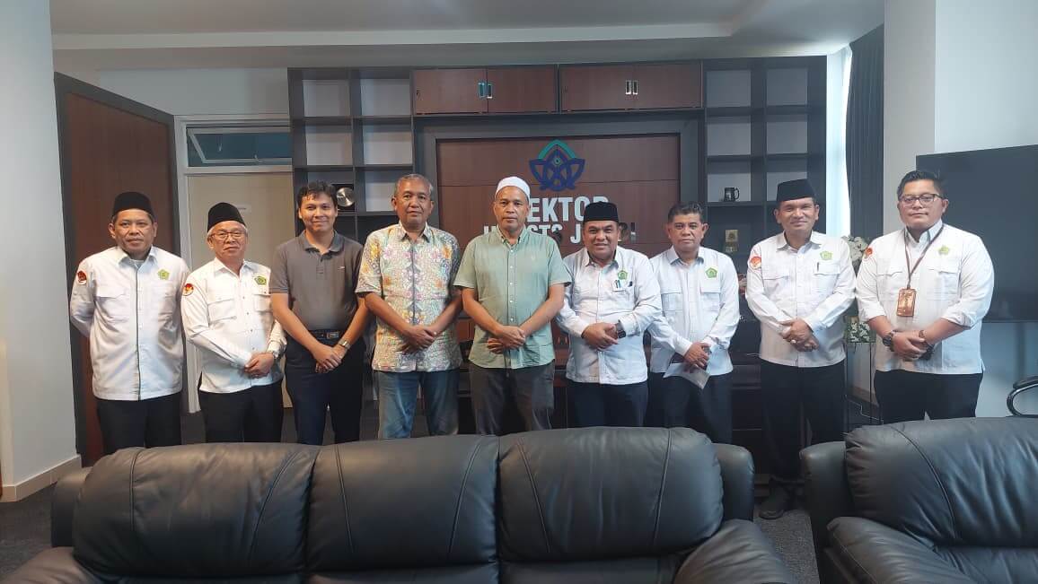Rektor UIN STS Jambi Terima Tim Calon Mitra untuk Rehabilitasi Gedung Pasca Kebakaran