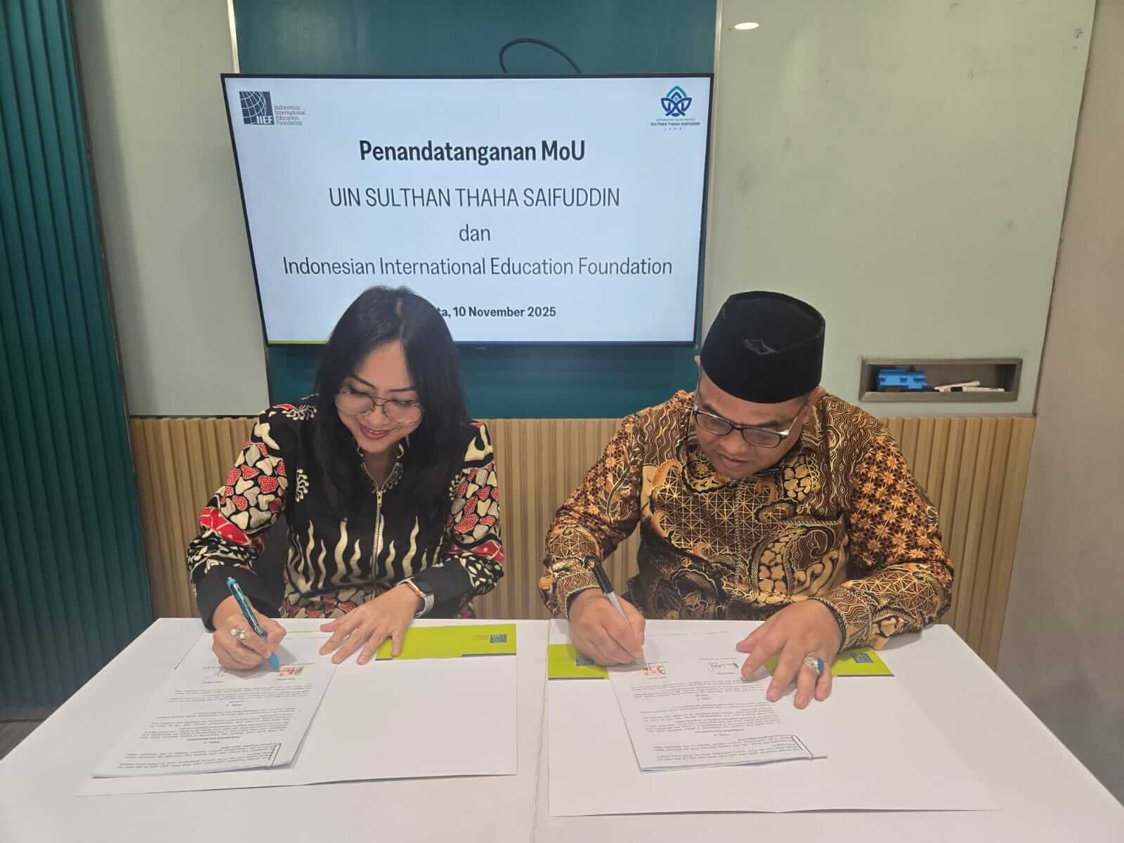 UIN STS Jambi Melalui UPB Resmi Jadi Test Center TOEFL ITP Digital, Gandeng IIEF