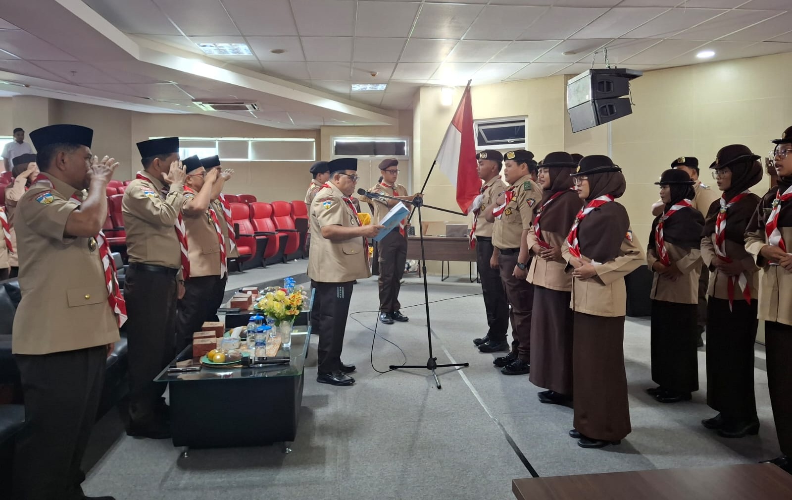 Rektor UIN STS Jambi Lantik Pengurus Pramuka Masa Bakti 2026