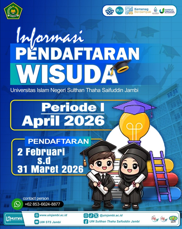 Pendaftaran Wisuda Periode I, April 2026