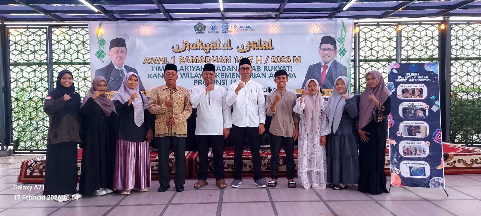 UIN STS Jambi Terlibat Rukyatul Hilal, 1 Ramadhan 1447 H Resmi Jatuh 19 Februari 2026