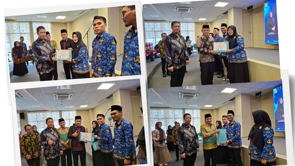 90 Dosen UIN STS Jambi Terima Sertifikat Pendidik