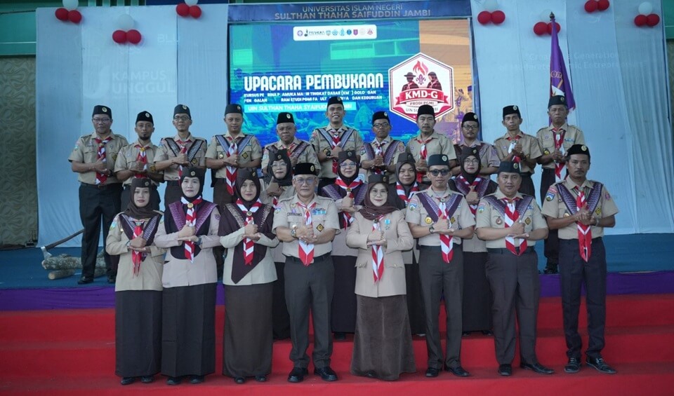Pembukaan KMD Pramuka PGMI UIN STS Jambi 2026, Cetak Calon Pembina Profesional