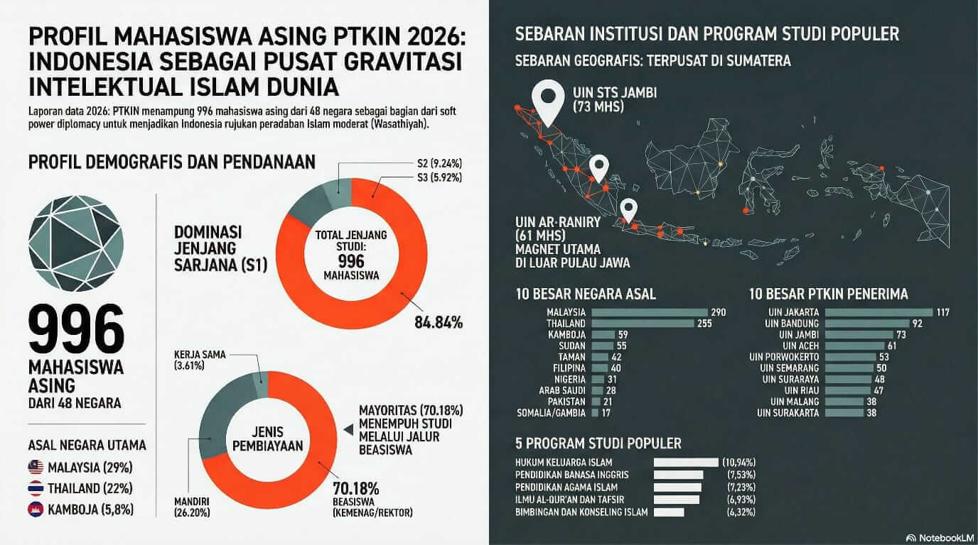 73 Mahasiswa Asing, UIN STS Jambi Jadi Kampus PTKIN Favorit Internasional