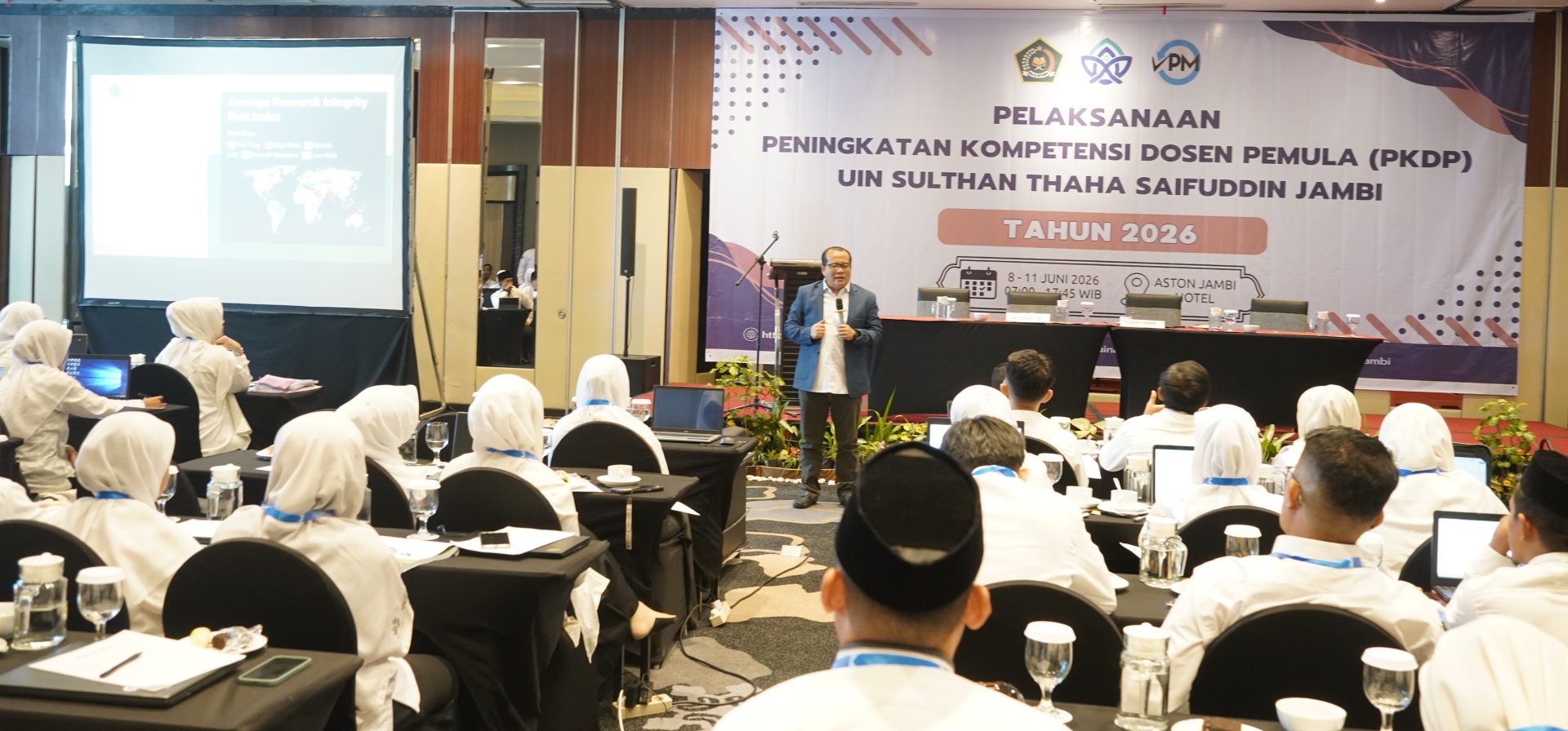 PKDP UIN STS Jambi, Kasubdit Ketenagaan Kemenag RI Tekankan Pentingnya Kompetensi Dosen