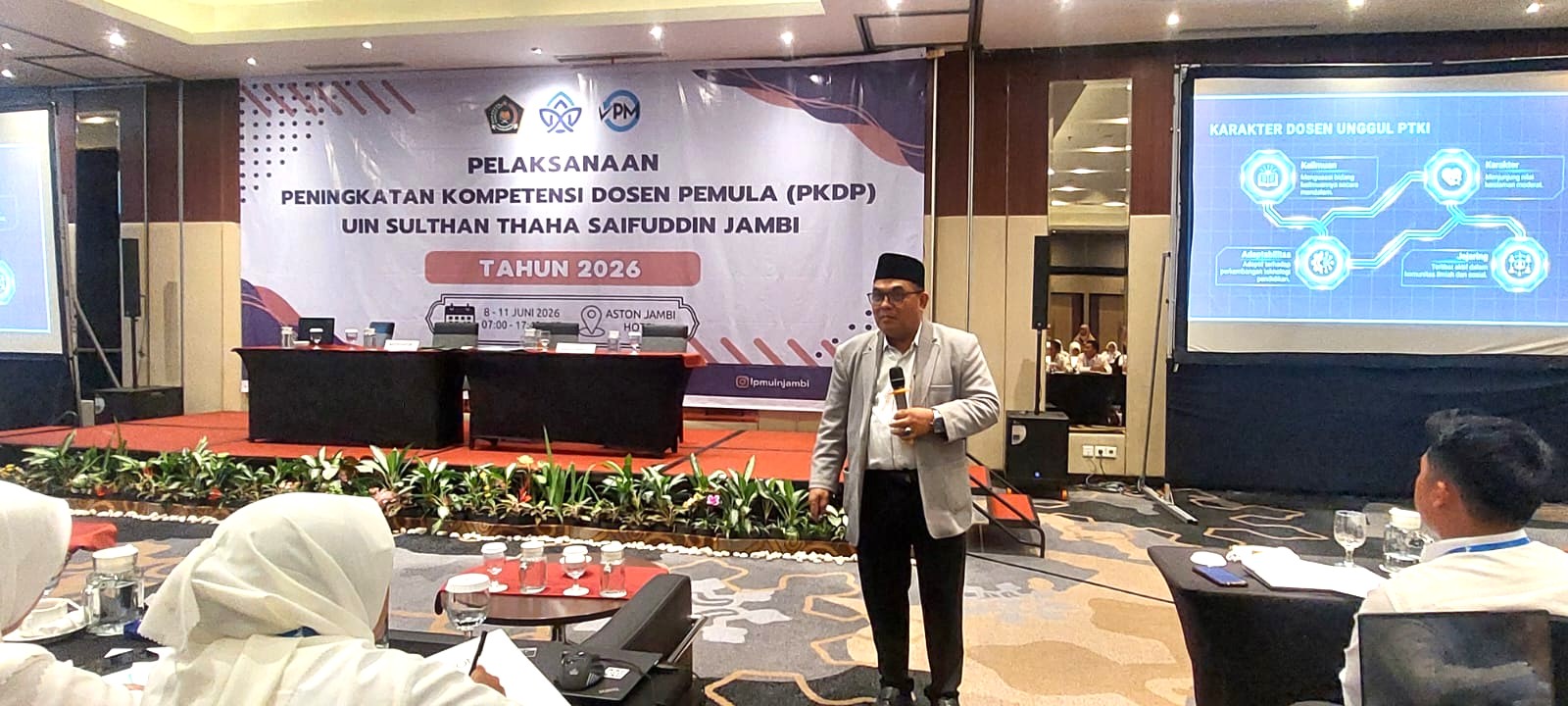 Rektor UIN STS Jambi Paparkan Strategi Karier Dosen Profesional dalam PKDP 2026