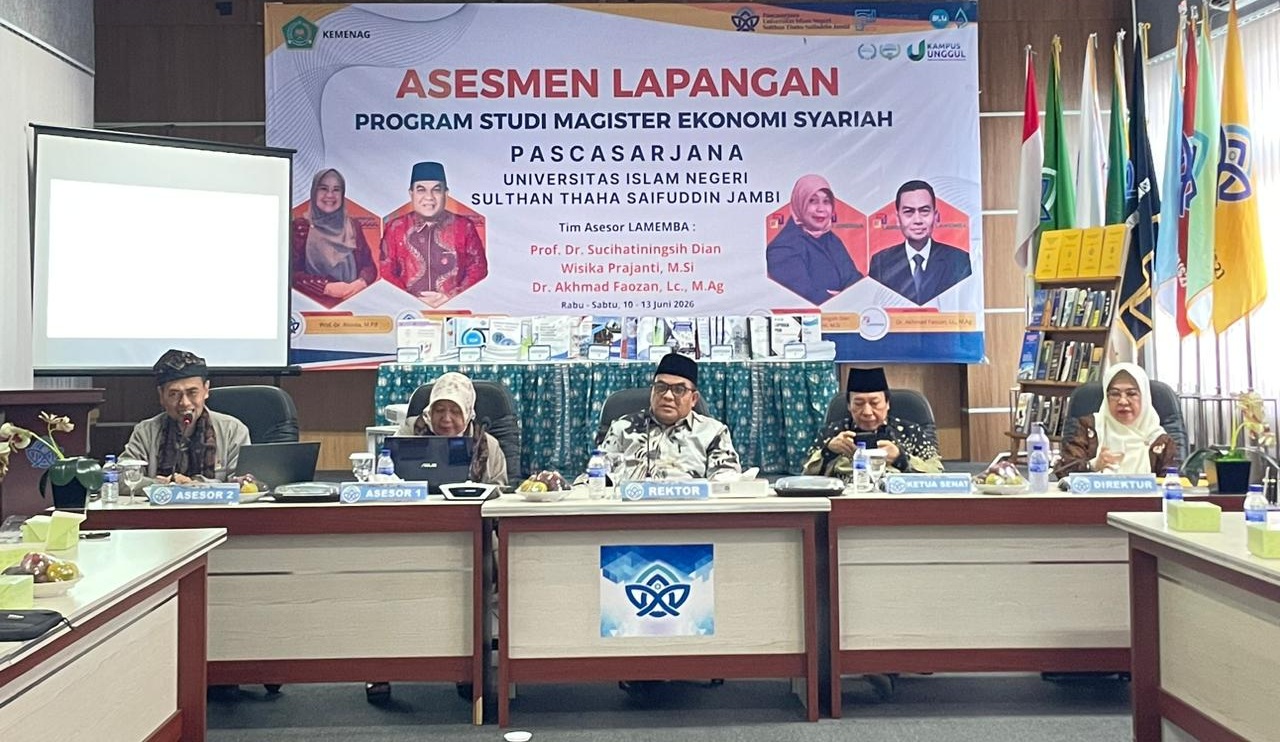Rektor UIN STS Jambi Buka Asesmen Lapangan LAMEMBA Prodi S2 Manajemen Ekonomi Syariah