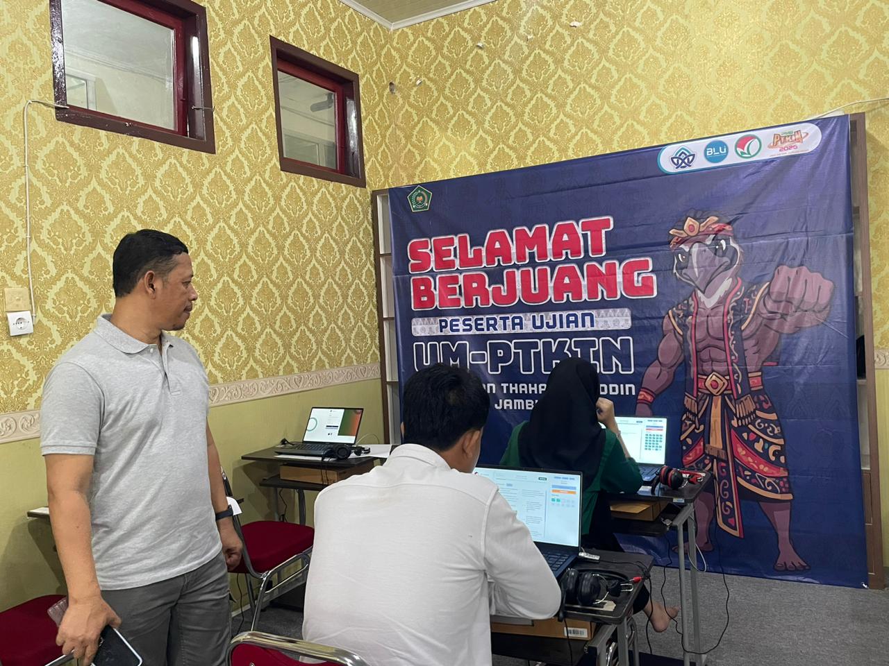 Hari Terakhir UM-PTKIN 2026 di UIN STS Jambi Berjalan Lancar, Tingkat Kehadiran Peserta Capai 88 Persen