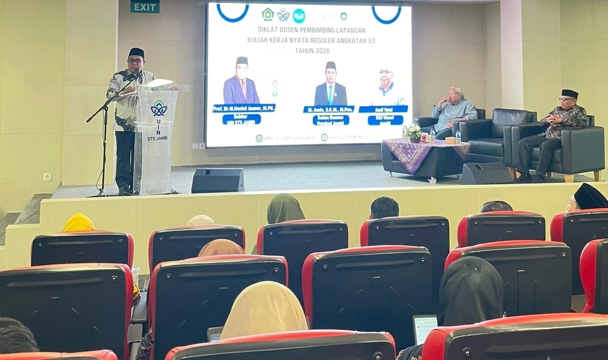 Buka Diklat DPL KKN Reguler Angkatan ke-53, Rektor UIN STS Jambi Tekankan Peran Strategis Dosen di Lapangan