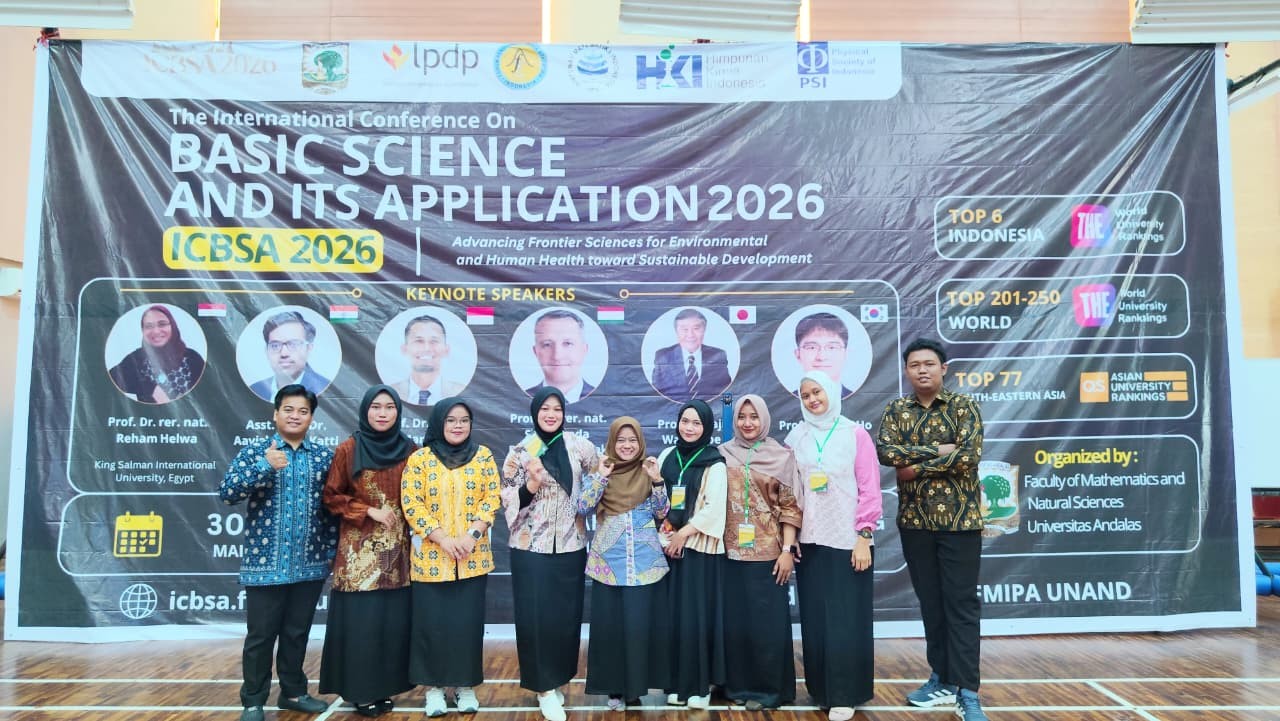 Tim Peneliti MoRA UIN STS Jambi Presentasikan Tiga Riset Senyawa Antiinflamasi di Konferensi Internasional ICBSA 2026