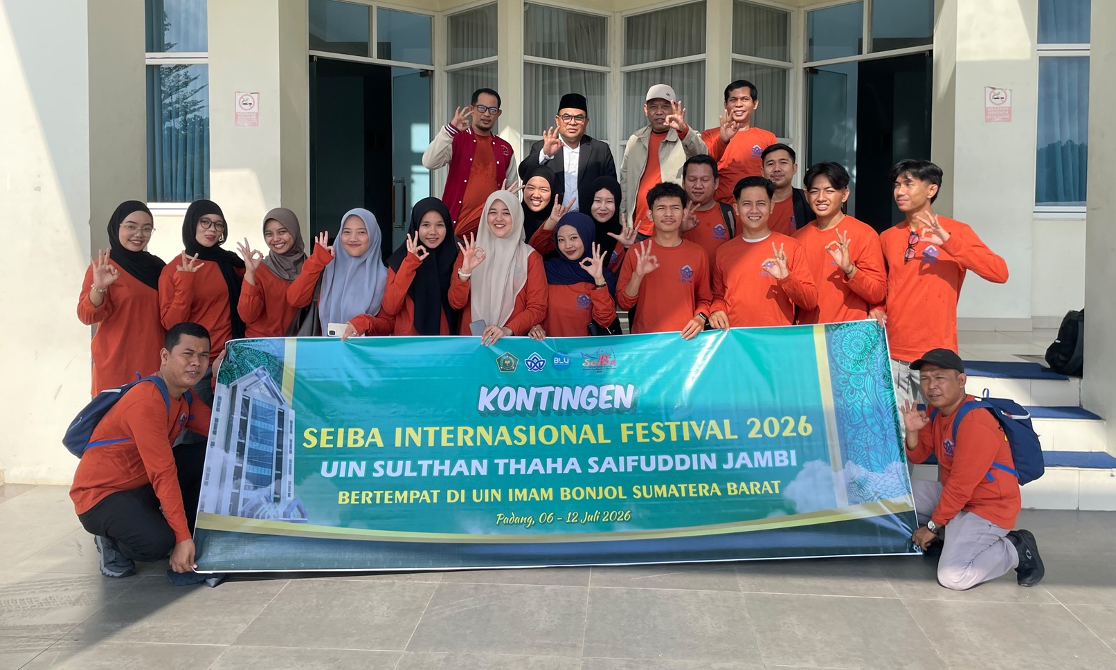 Rektor UIN STS Jambi Lepas Kontingen ke SeIBa International Festival 2026 di Padang