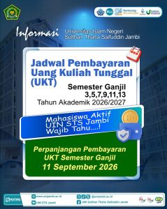 Perpanjangan Jadwal Pembayaran UKT Semester Ganjil