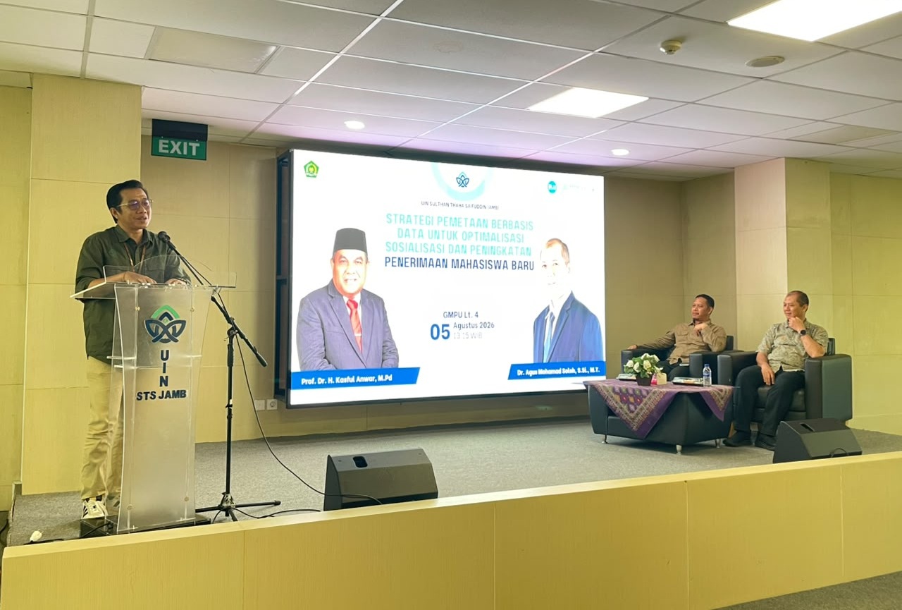 Strategi Berbasis Data Jadi Kunci Peningkatan Penerimaan Mahasiswa Baru, UIN STS Jambi Hadirkan Pakar IPB