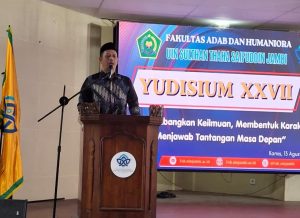 Yudisium Ke-27 Fakultas Adab dan Humaniora UIN STS Jambi Tekankan Penguatan Karakter dan Kompetensi